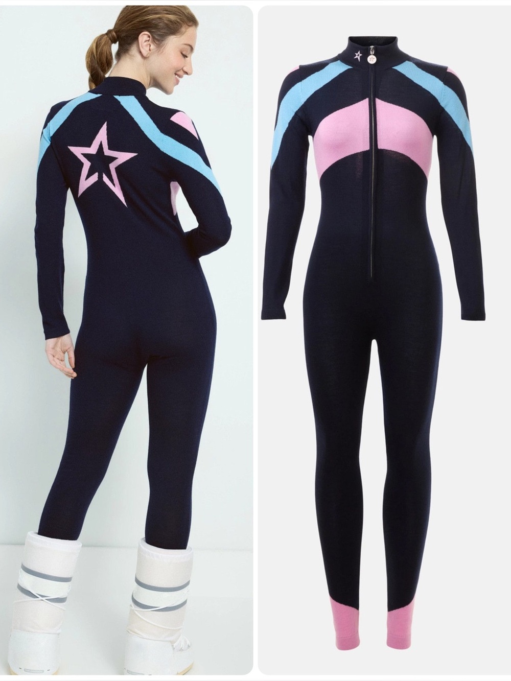 Perfect Moment Tignes Merino Wool Ski Base Layer Jumpsuit – XL